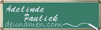 Adelinde Paulick Visitenkarte